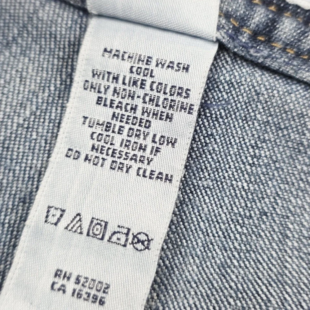Liz‎ Claiborne Jeans Womens 12 Blue Medium Wash High Rise Straight Stretch Denim